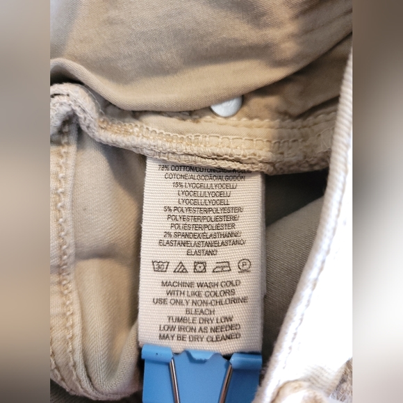 Free people style 61855-16515125 cropped skinny jeans tan, size 30 - Picture 8 of 8